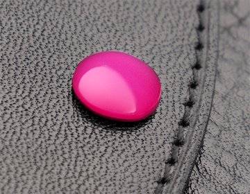 Acessórios de pedra ágata magenta